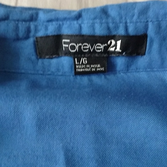 Blue button down. - Picture 3 of 3